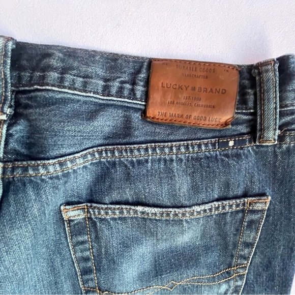 Lucky Brand Dark Blue Men's Straight Jeans - Picture 9 of 11